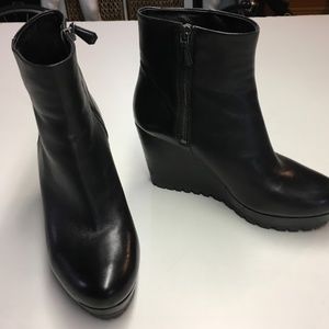 Prada Boots - Black Leather